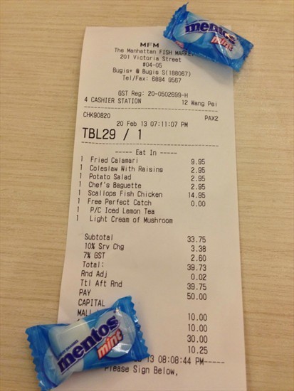 receipt