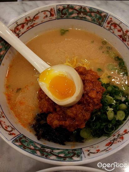 Spicy Minced Pork Tonkotsu Ramen
