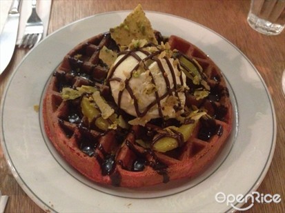 Red Velvet Waffle