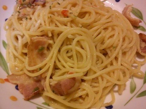 Peperoncino Bacon Spaghetti