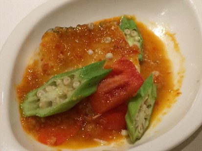 Assam Cod Fish with Lady Fingers