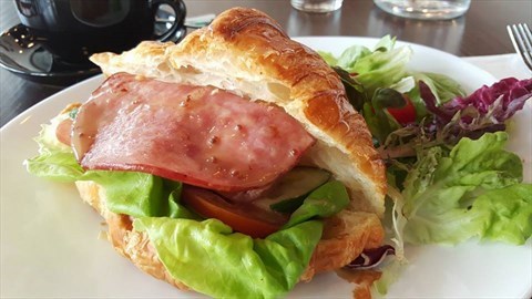 Ham, Bacon and Cheese Croissant