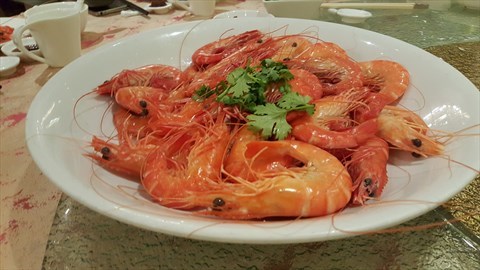 Steamed Fresh Prawn, 白灼生虾