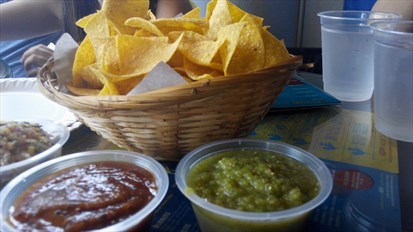 Chips freshly made