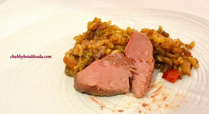 Pigeon Paella - My 1st portion with Pigeon breast meat
