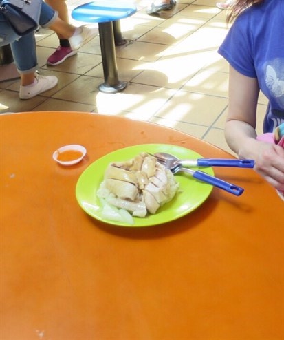 鷄加上酸辣汁味道調和,飯量也算足夠